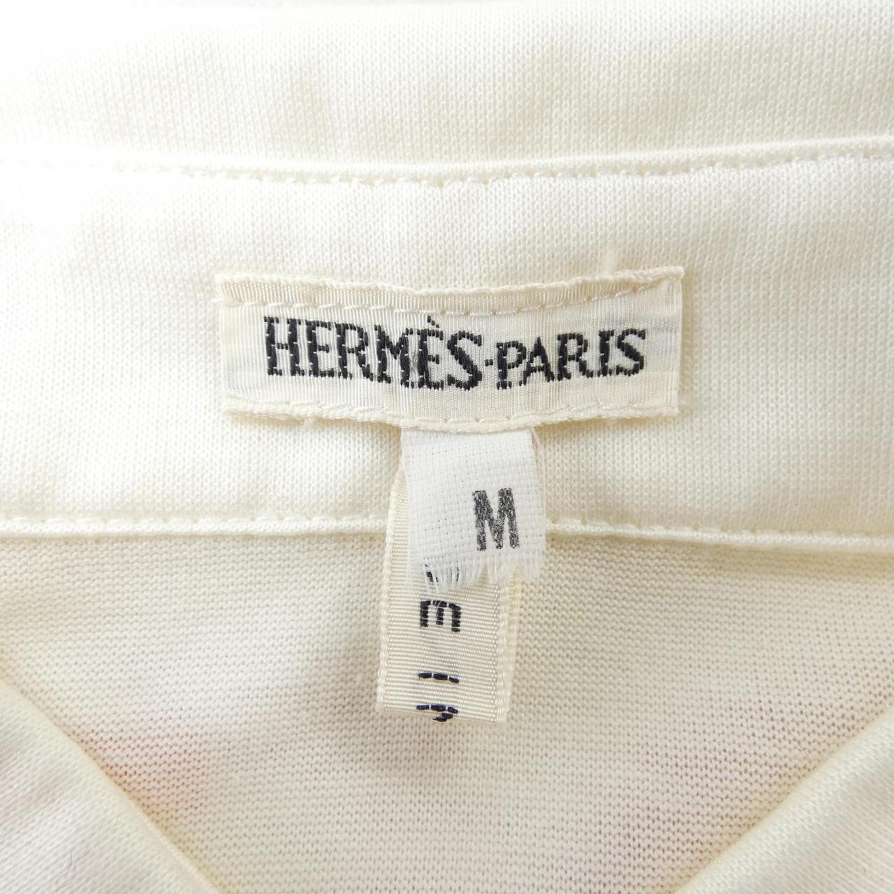 エルメス A.M.CASSANDRE コットン ポロシャツ