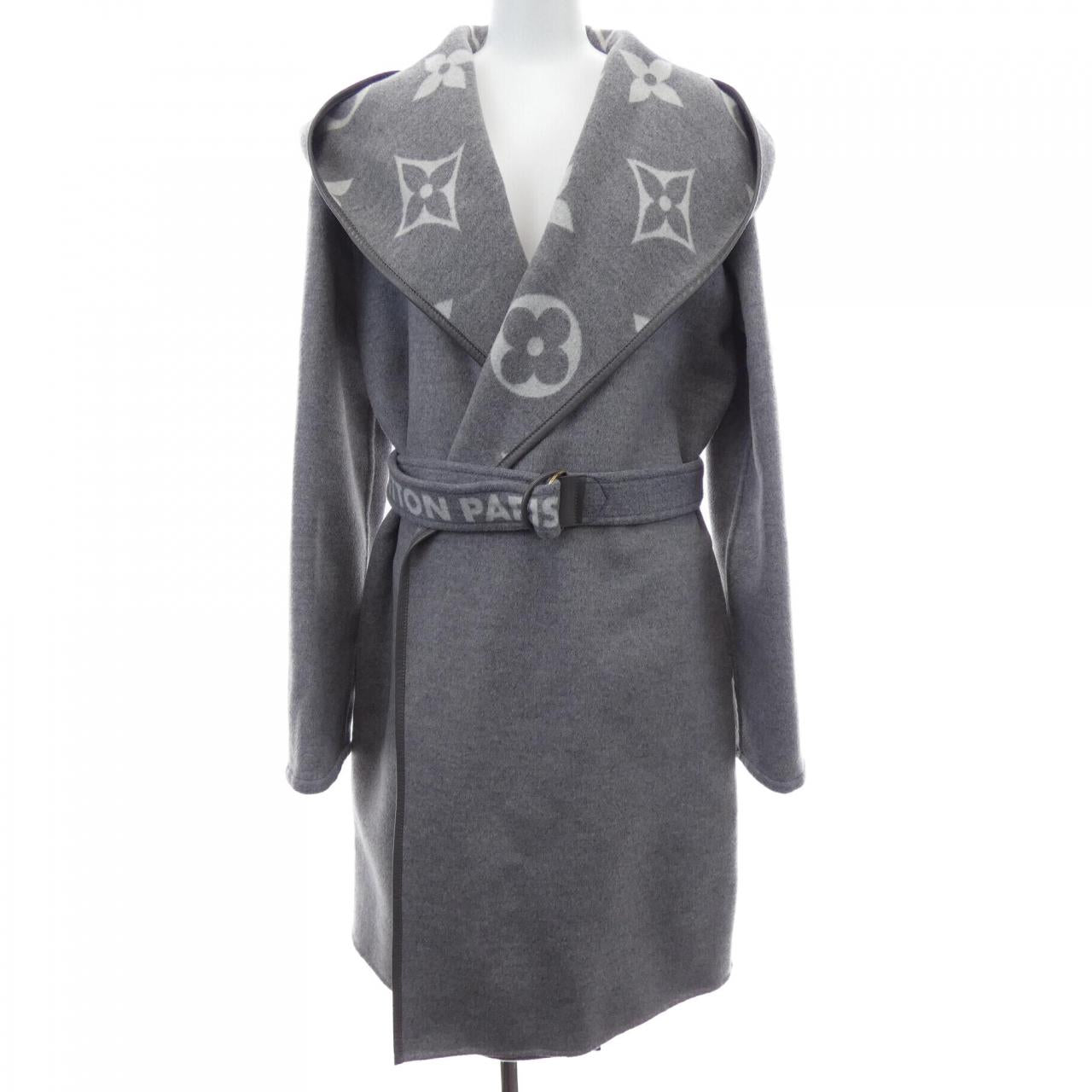 ルイヴィトン シルク混コート