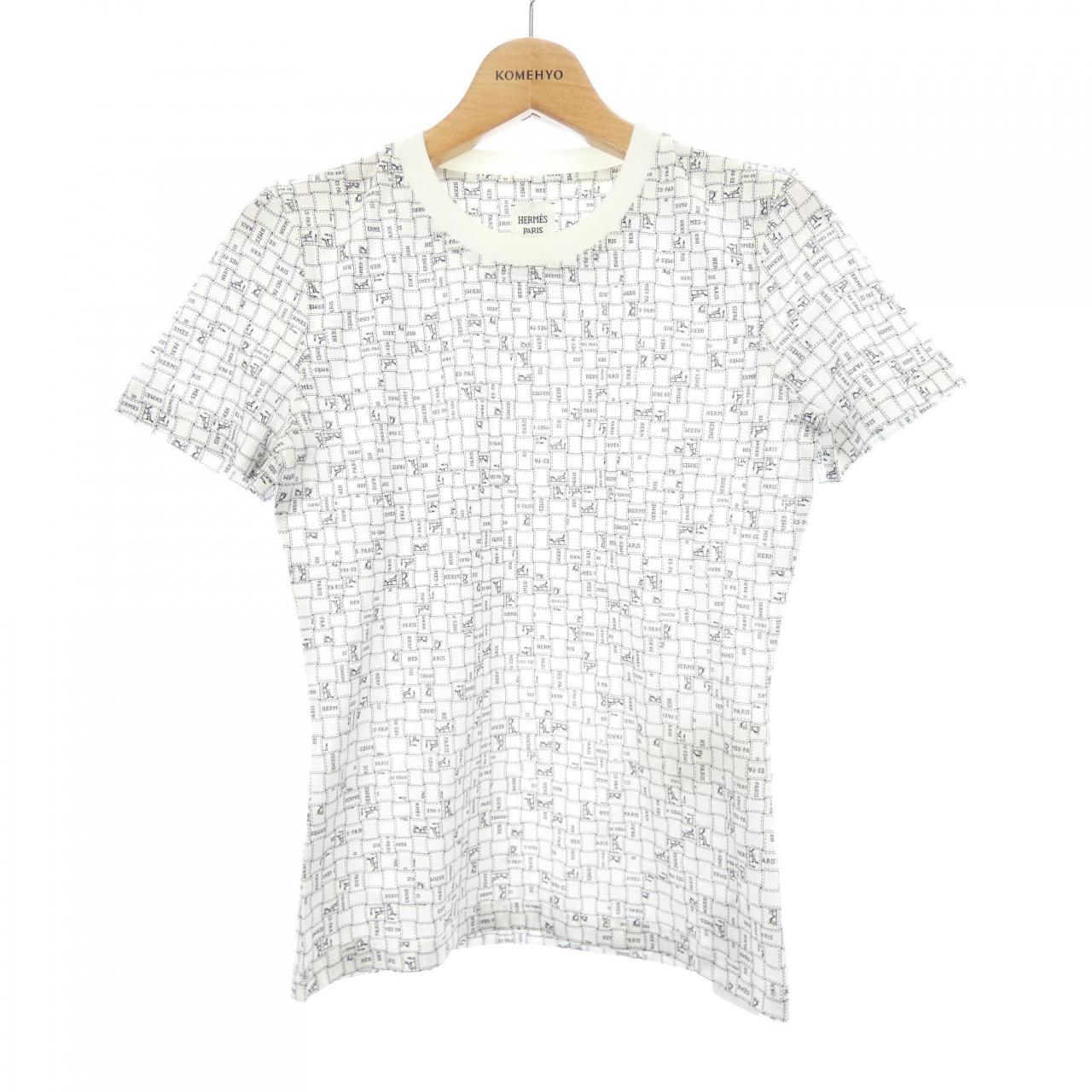 エルメス ボルデュックオカレ コットンTシャツ