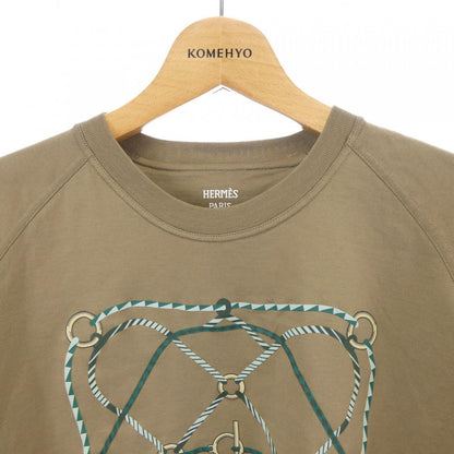 エルメス FIGURE ARTISTIQUE コットンTシャツ