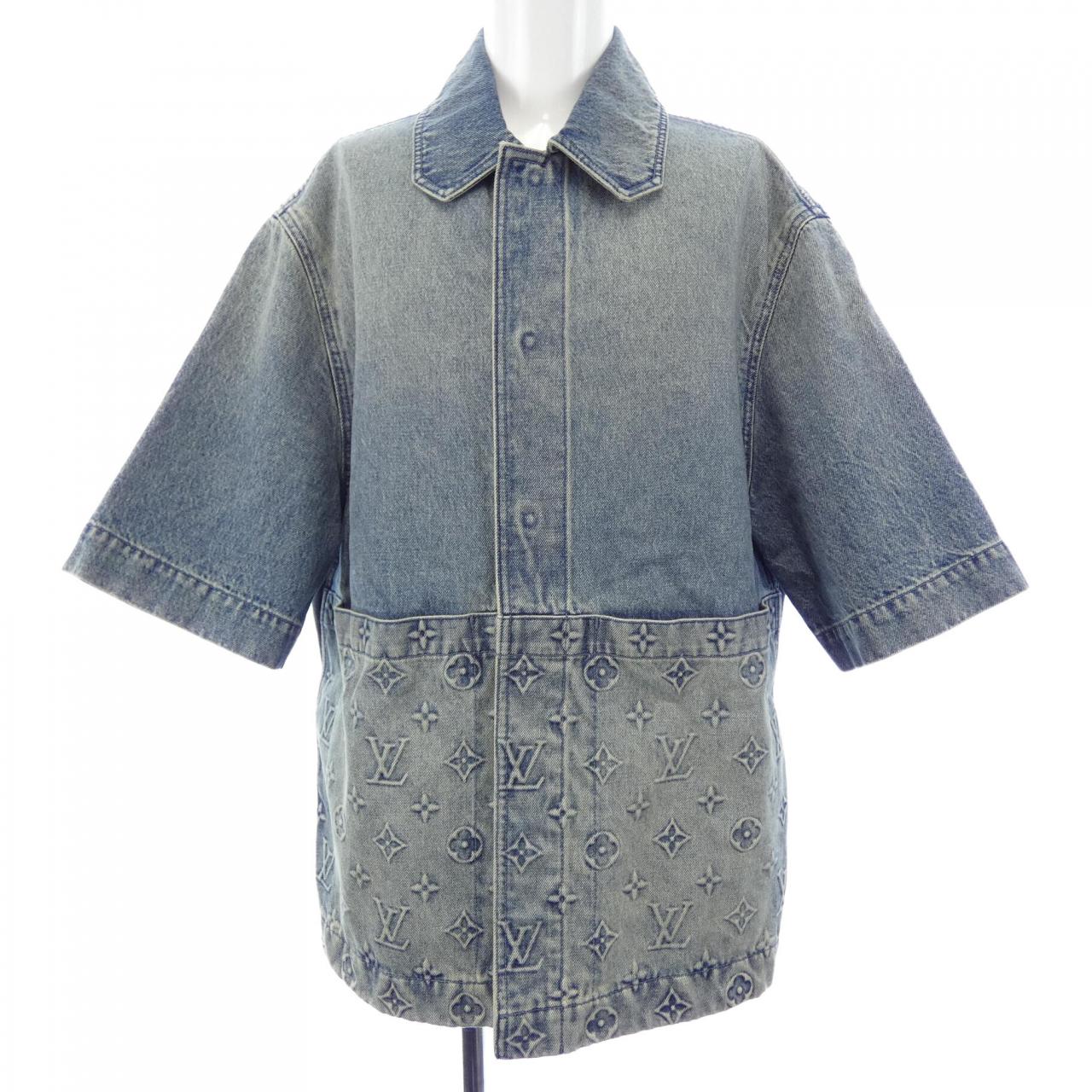 ルイヴィトン Short Sleeve Denim Workwear Shirt デニムジャケット