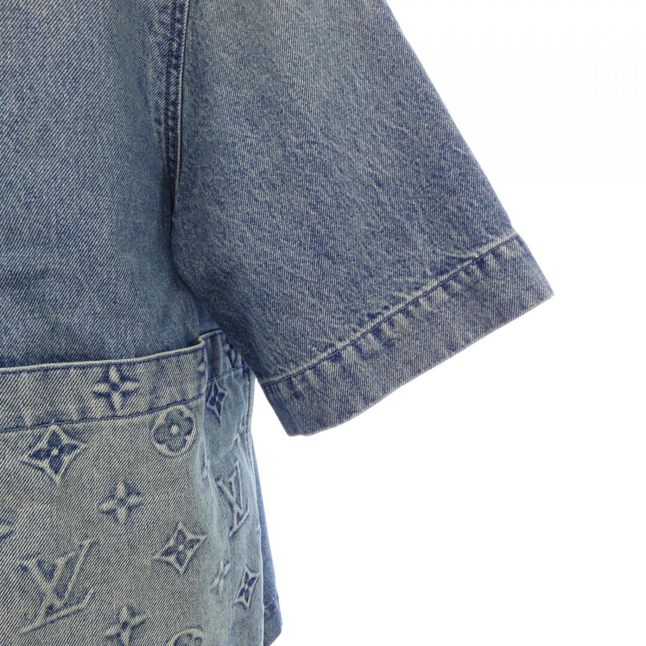 ルイヴィトン Short Sleeve Denim Workwear Shirt デニムジャケット