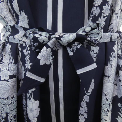エルメス BRIDE DE GALA EN FLEURS シルク ワンピース