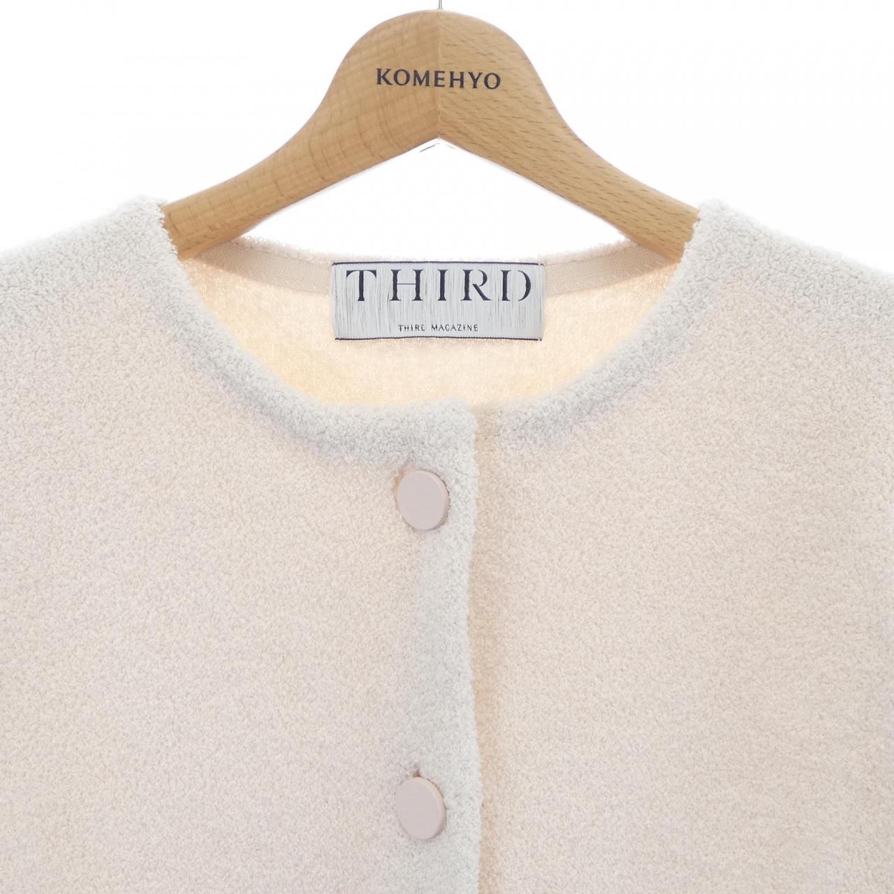 THIRD MAGAZINEノーカラージャケット