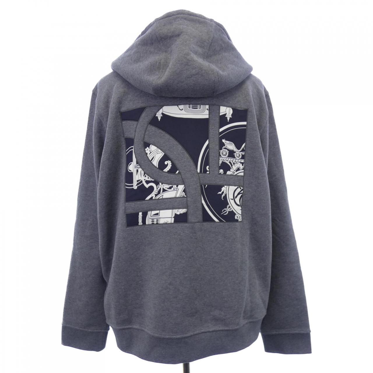 エルメス エクスリブリス コットンパーカーXXL