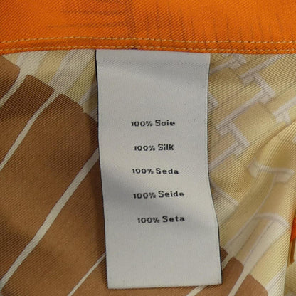 エルメス CHEMISE SUR MESURE シルクシャツ