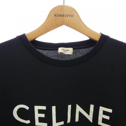 セリーヌ クラシックロゴ コットン Tシャツ