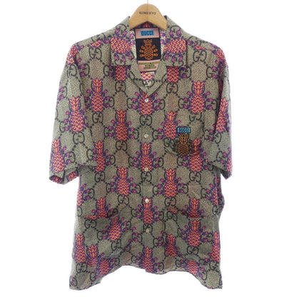グッチ 22THOUSAND 7HUNDRED AND FIVE GUCCI SONG シルクシャツ