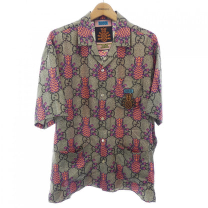 グッチ 22THOUSAND 7HUNDRED AND FIVE GUCCI SONG シルクシャツ
