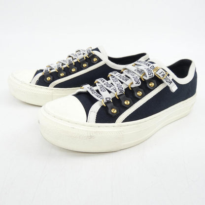 クリスチャンディオール WALK'N'DIOR J'ADIOR Signature コットンキャンバス スニーカー