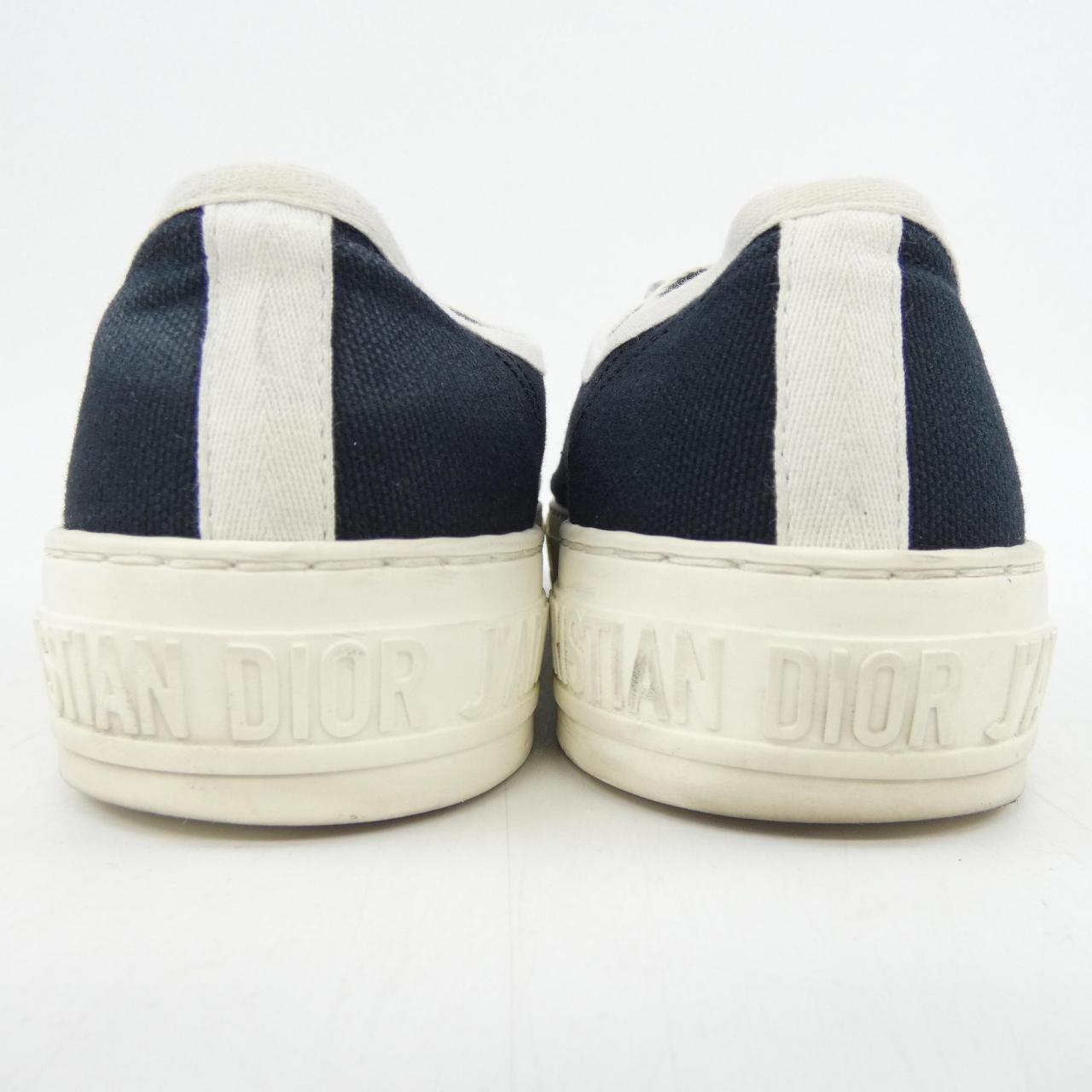 クリスチャンディオール WALK'N'DIOR J'ADIOR Signature コットンキャンバス スニーカー