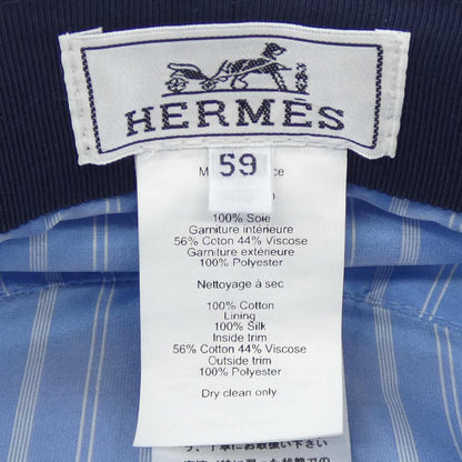エルメス CABOURG H ANCRE デニムキャップ