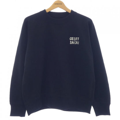 サカイ geoff sacai Embroidery Pullover スウェット
