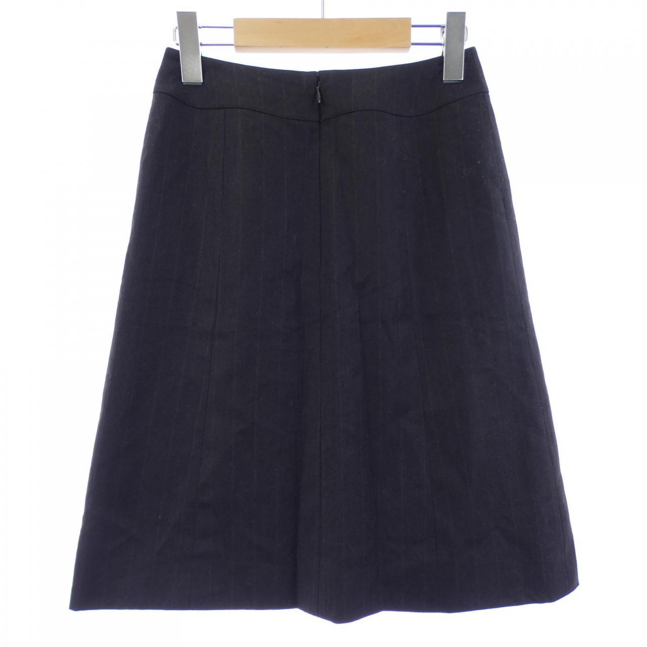 シャネル カシミヤ混スカート