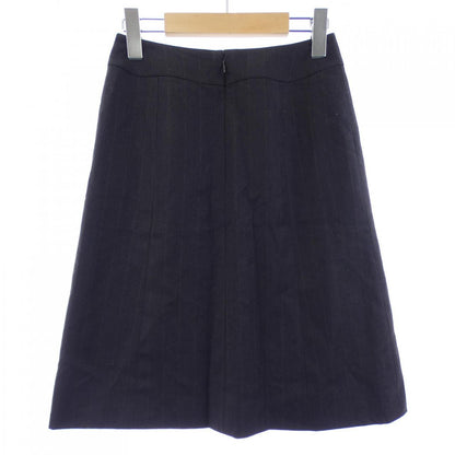 シャネル カシミヤ混スカート