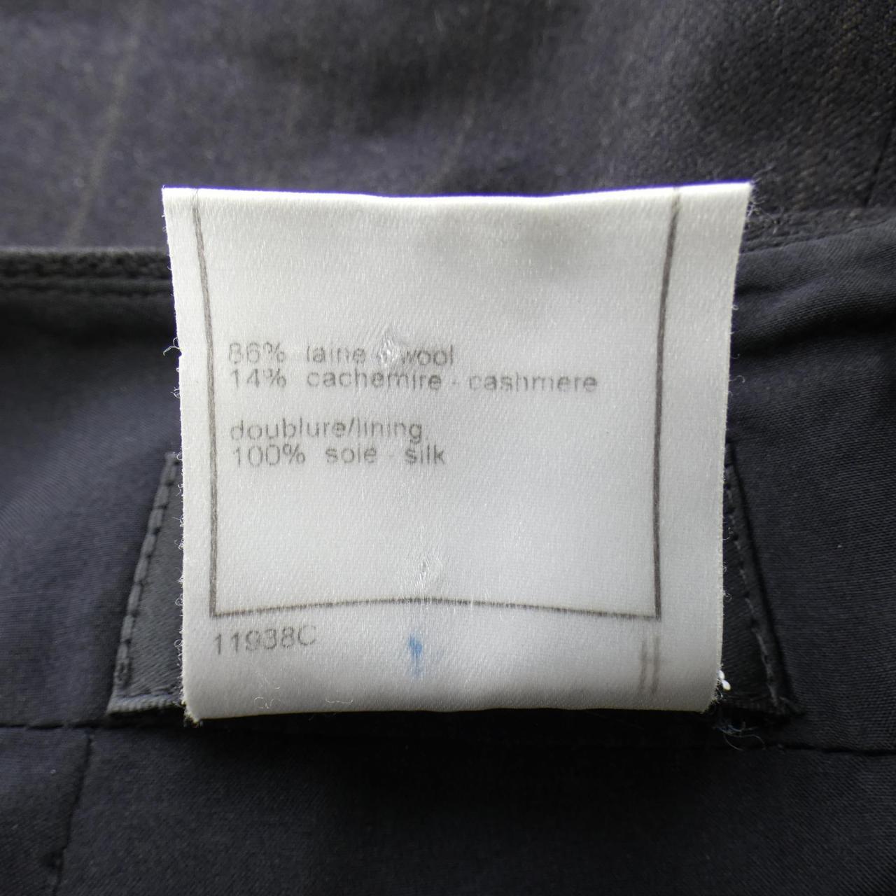 シャネル カシミヤ混スカート
