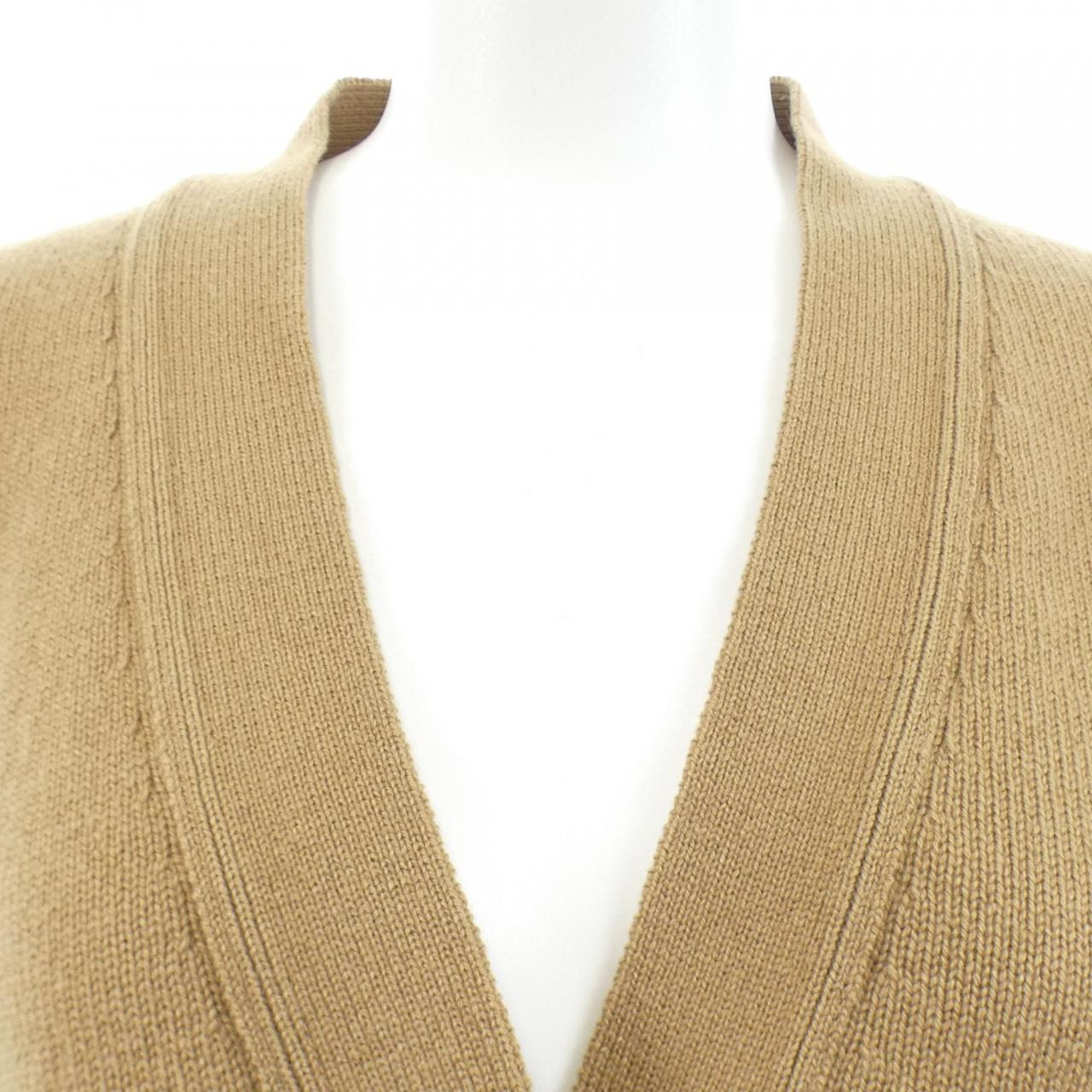 エルメス カシミアロングカーディガン40