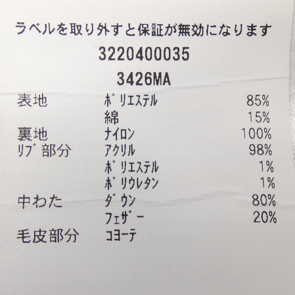 カナダグース シャトー ダウンジャケット