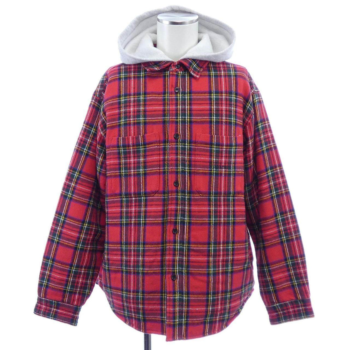 シュプリーム Tartan Flannel フーデッドジャケット