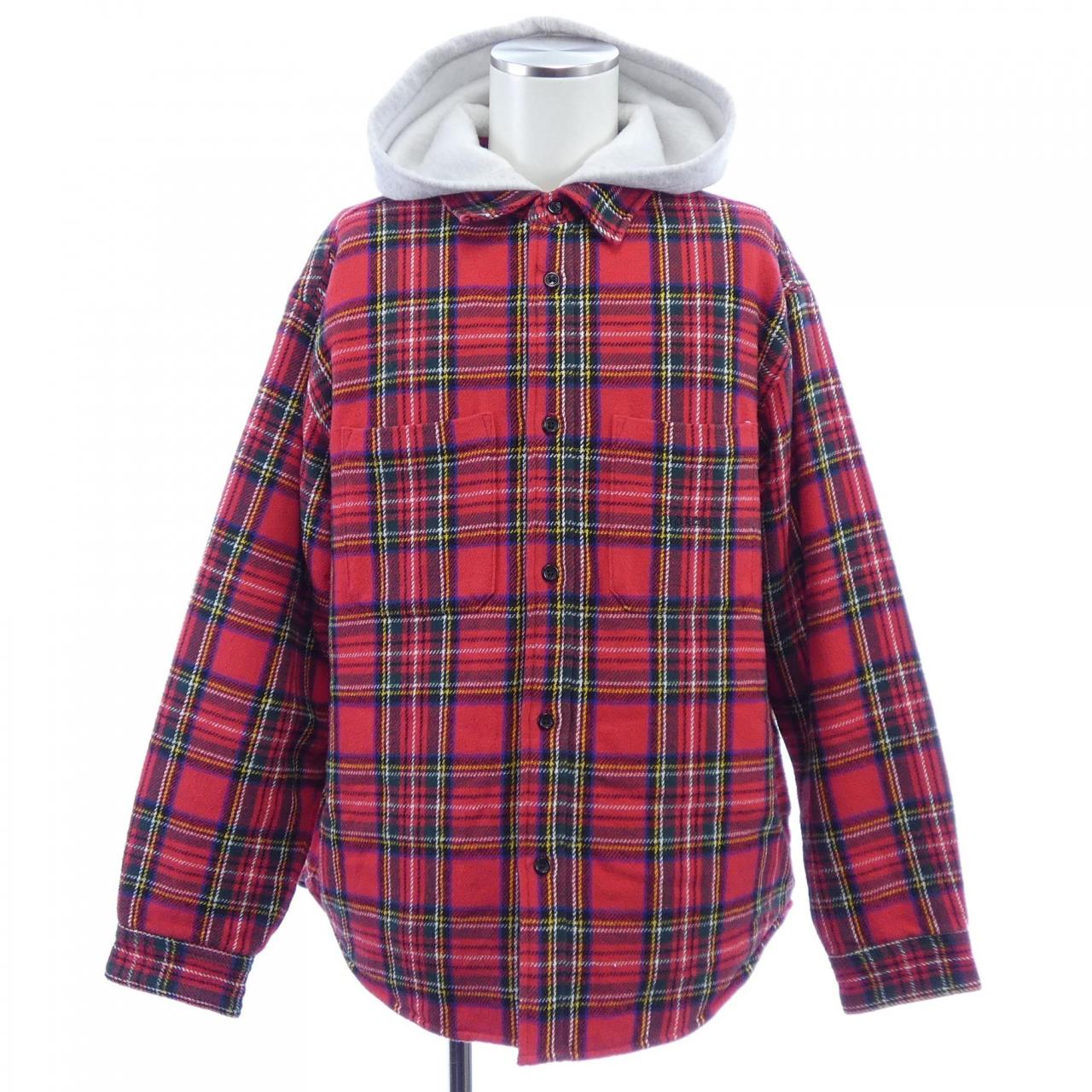 シュプリーム Tartan Flannel フーデッドジャケット
