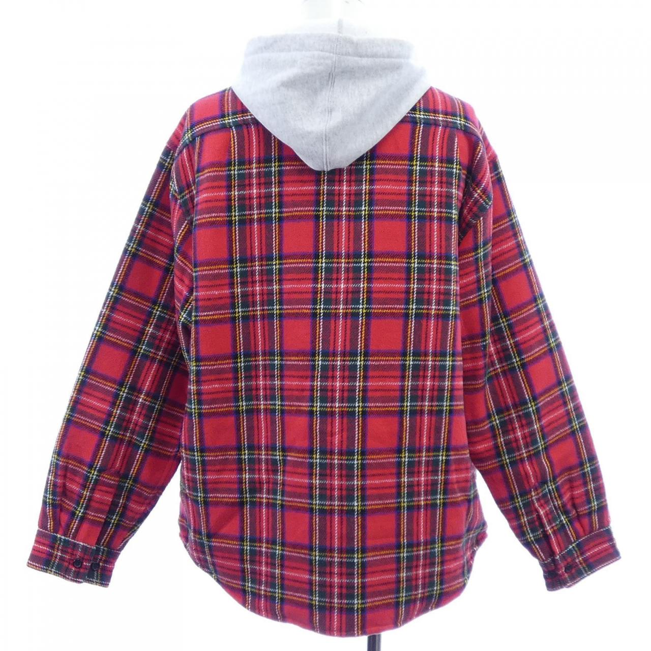 シュプリーム Tartan Flannel フーデッドジャケット