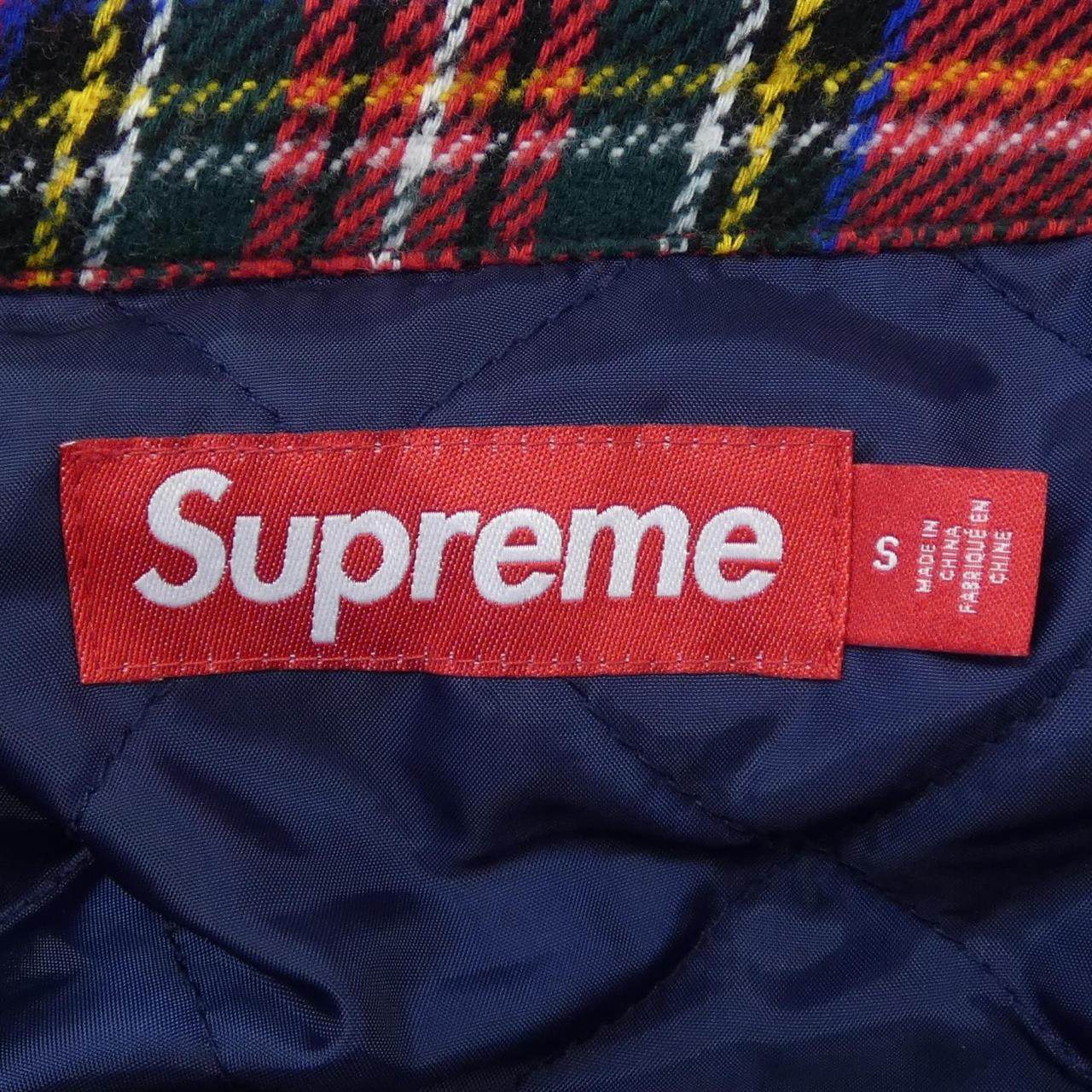 シュプリーム Tartan Flannel フーデッドジャケット