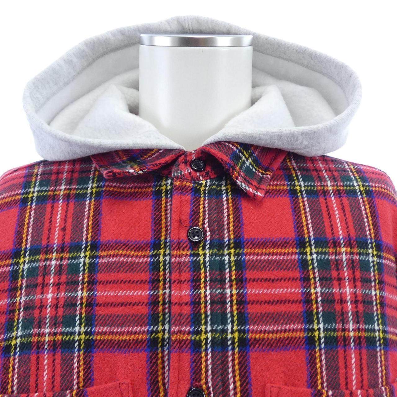 シュプリーム Tartan Flannel フーデッドジャケット