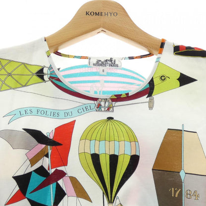 エルメス LES FOLIES DU CIEL コットン Tシャツ