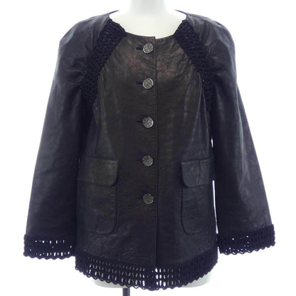 シャネル ラムレザー ジャケット