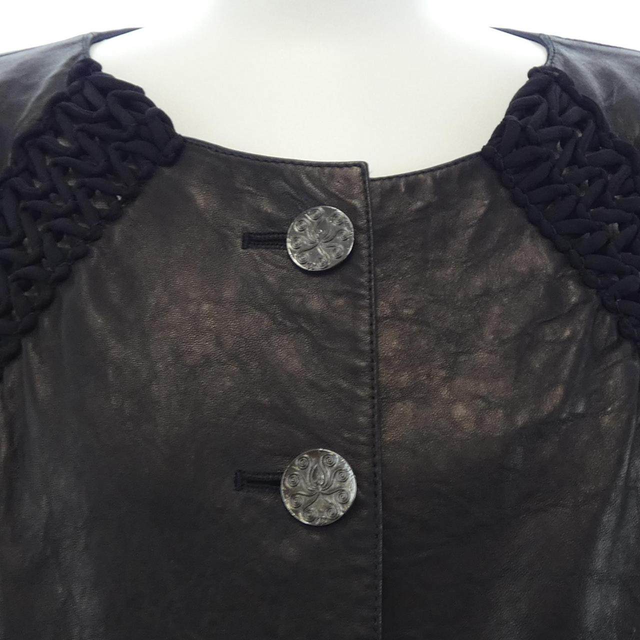 シャネル ラムレザー ジャケット