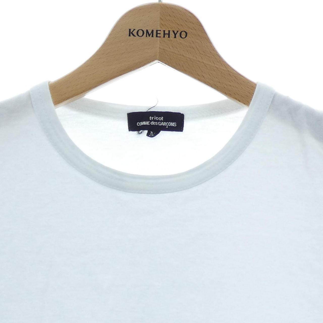 トリココムデギャルソン コットンTシャツ
