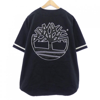 シュプリーム Timberland コットンベースボールシャツ
