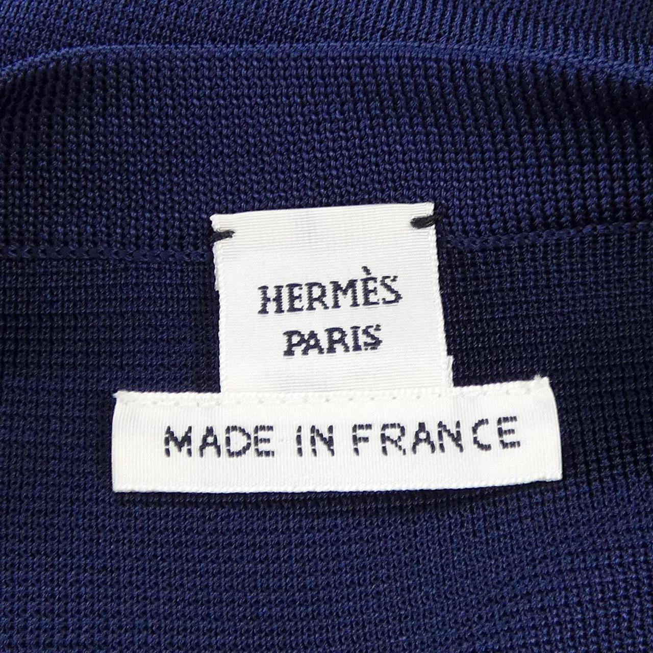エルメス CANNES ET CANNES シルクニットワンピース