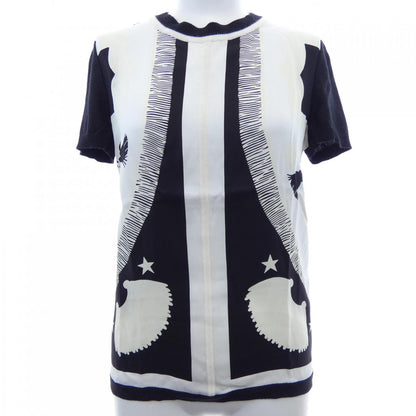 エルメス POSTE ET CAVALERIE ツイルレーヌ カシミヤ混トップス34