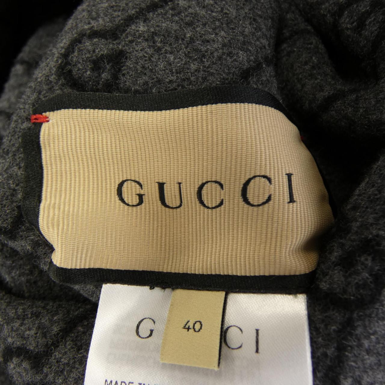 グッチ ダイアゴナルG ウールコート