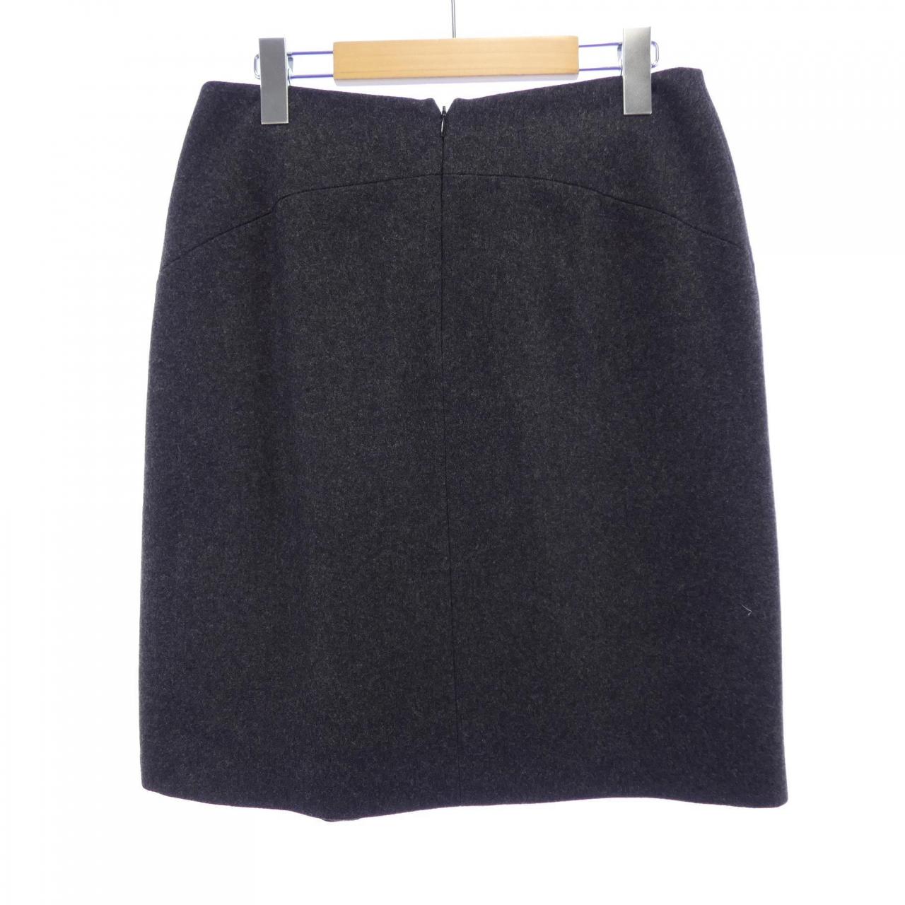 シャネル カシミヤ混スカート