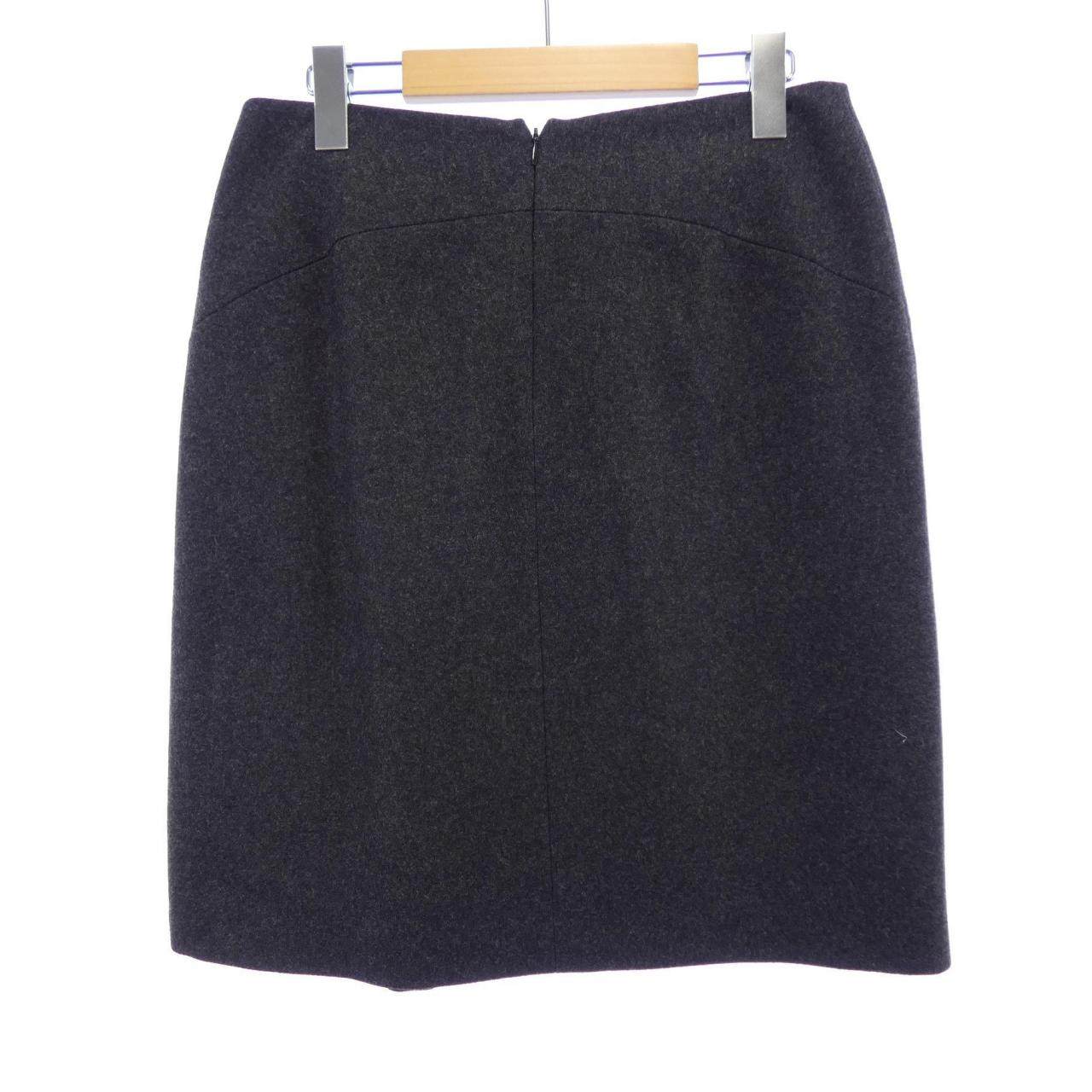 シャネル カシミヤ混スカート
