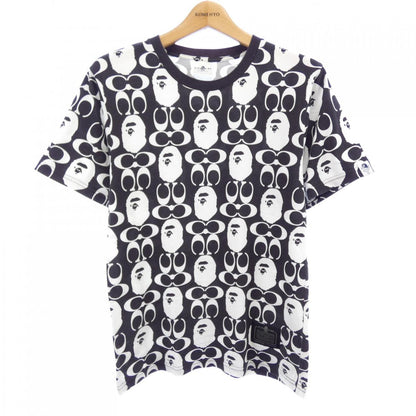 コーチ A BATHING APE コットンTシャツ