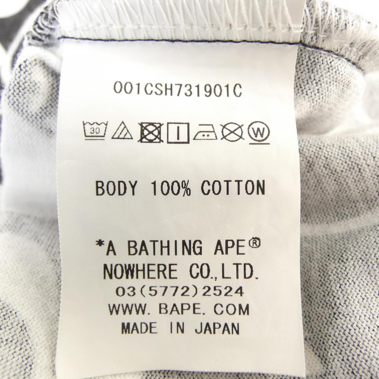コーチ A BATHING APE コットンTシャツ