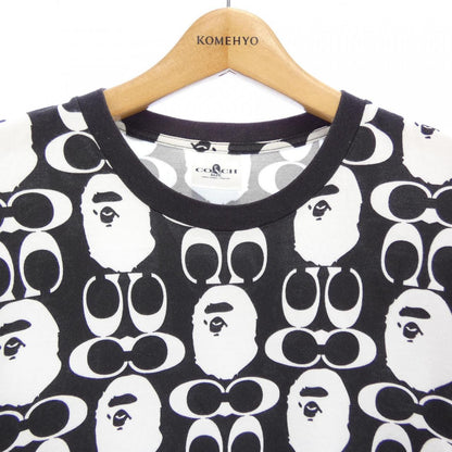 コーチ A BATHING APE コットンTシャツ