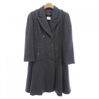 シャネル カシミヤ混コート