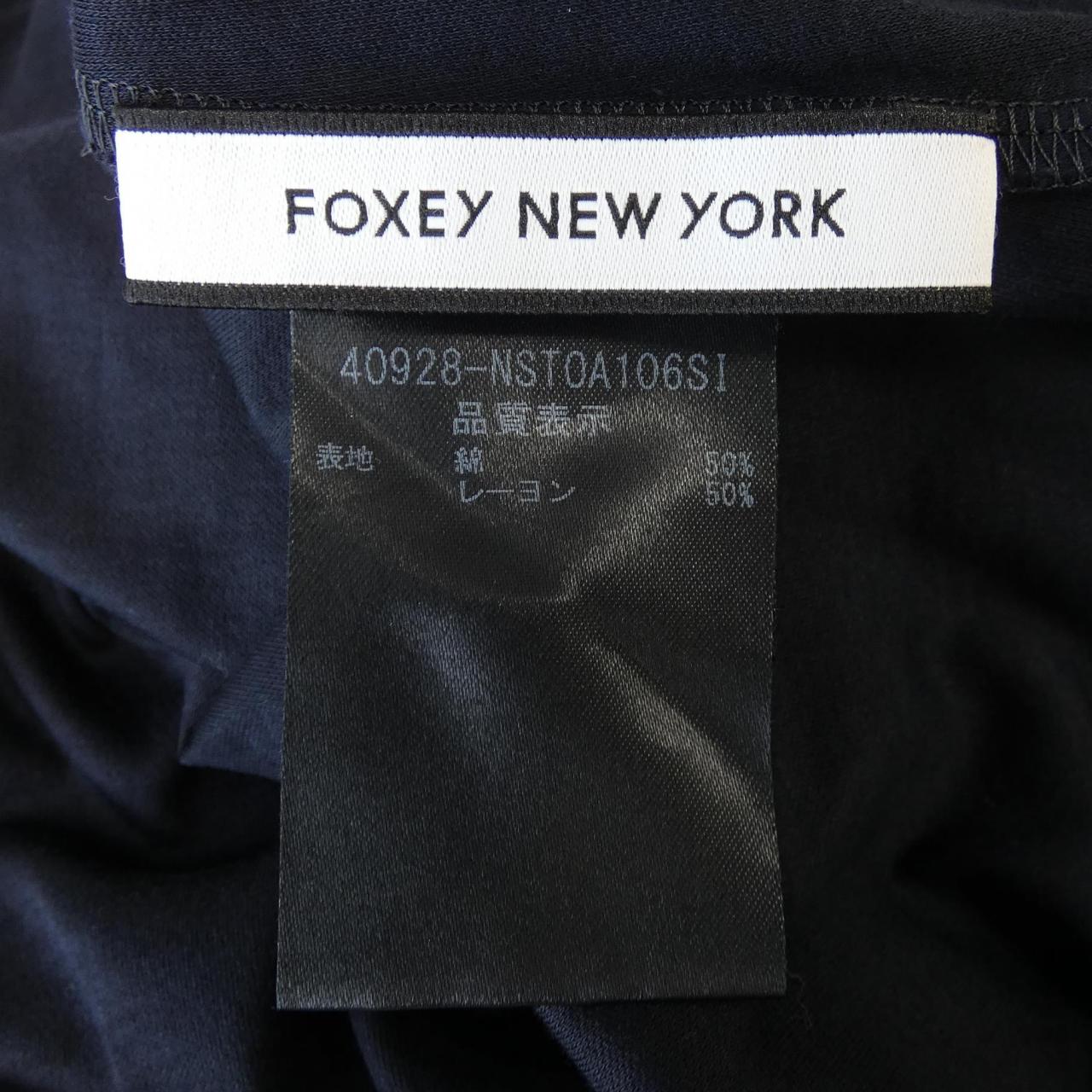 フォクシーニューヨーク コットンTシャツ