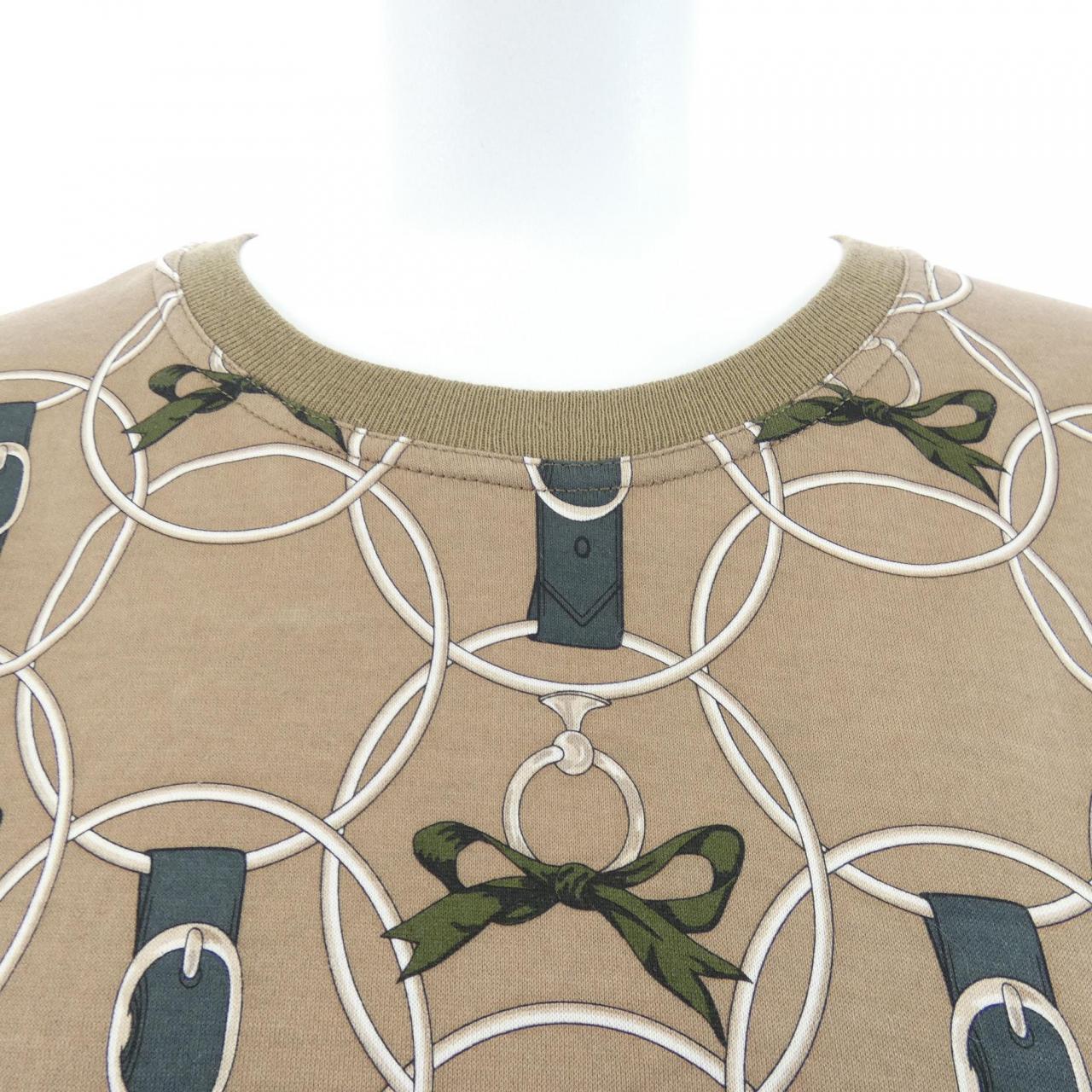 エルメス LA PROMENADE DU MATIN コットンTシャツ