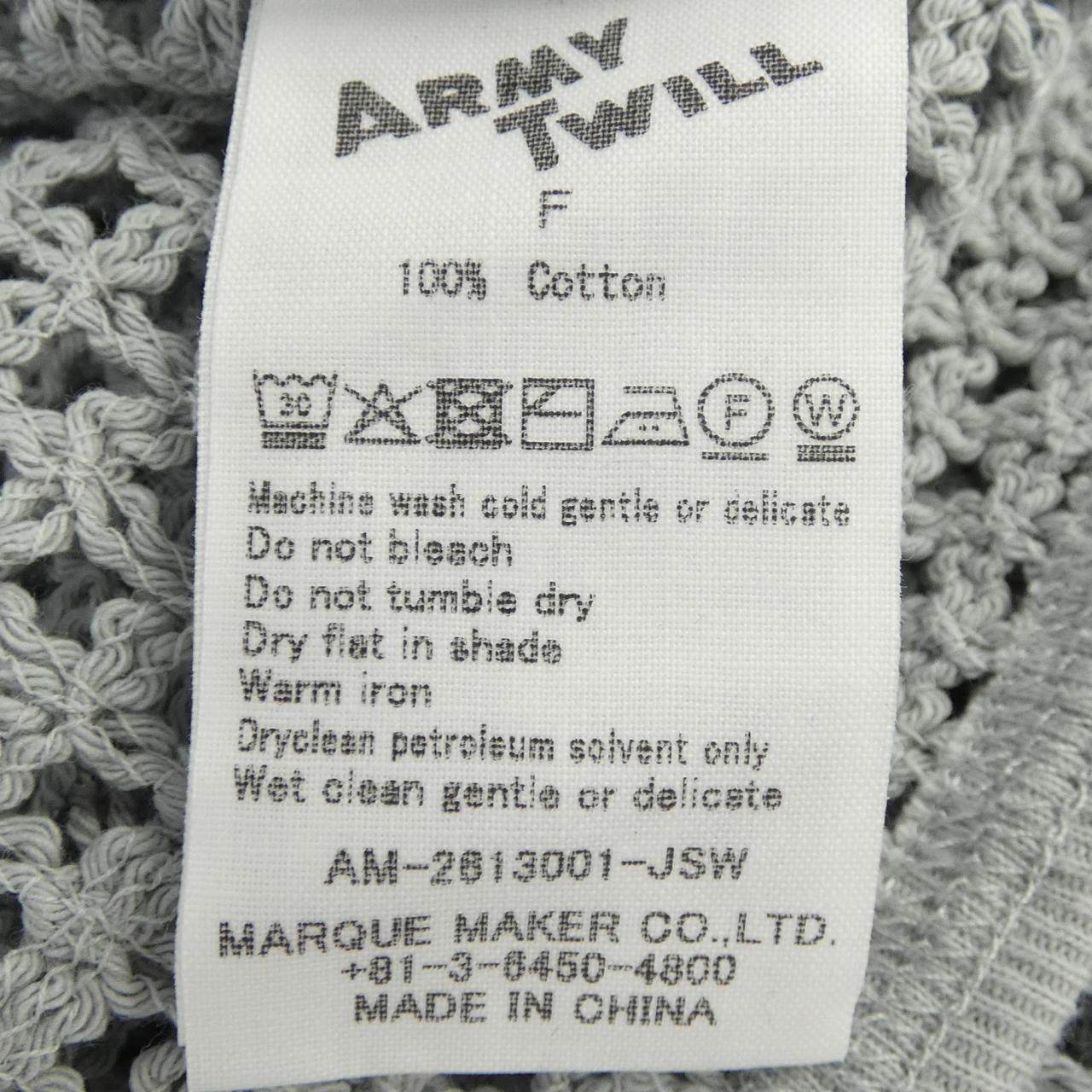 ARMYTWILL トップス