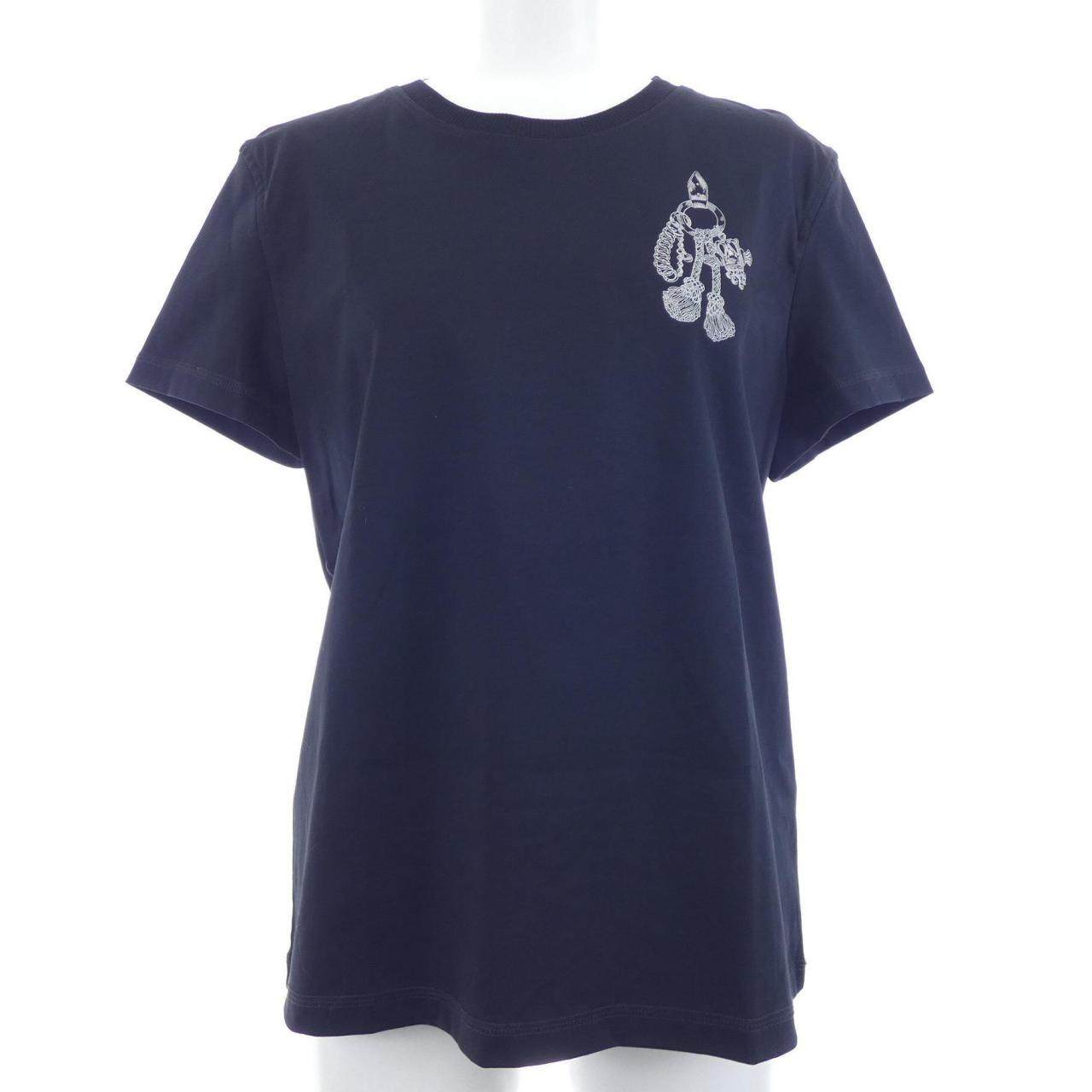 エルメス カルトゥッシュパルフロワ コットンTシャツ