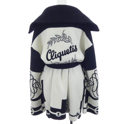 エルメス CLIQUETIS カシミヤロングカーディガン