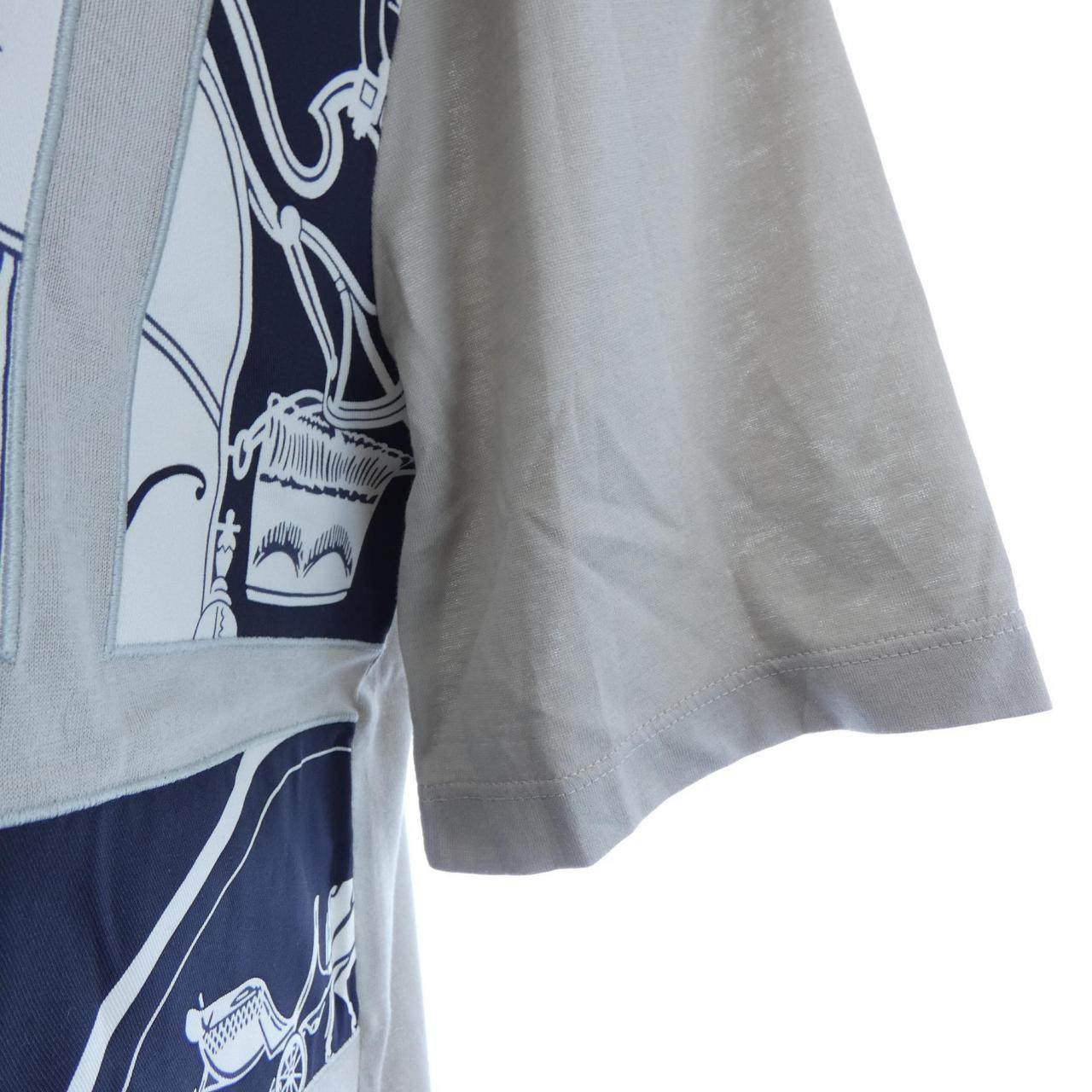 エルメス エクスリブリス コットンTシャツ