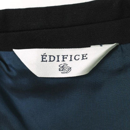 EDIFICE ラペル 切替 ウール テーラード ジャケット