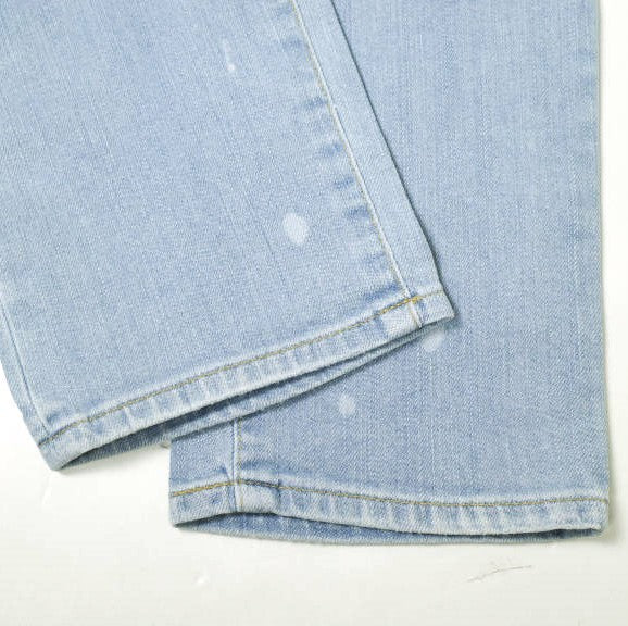 イージーンズ SEA HORSE BOY'S TAPERED コットン デニムパンツ