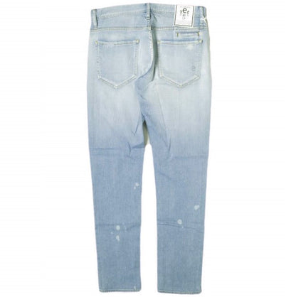 イージーンズ SEA HORSE BOY'S TAPERED コットン デニムパンツ